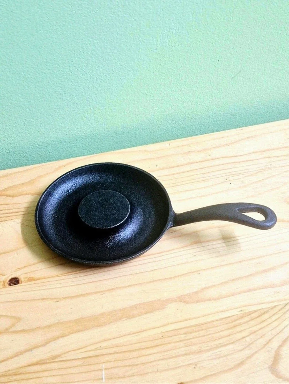 Mini Cast Iron Donut Baking Skillet - 5